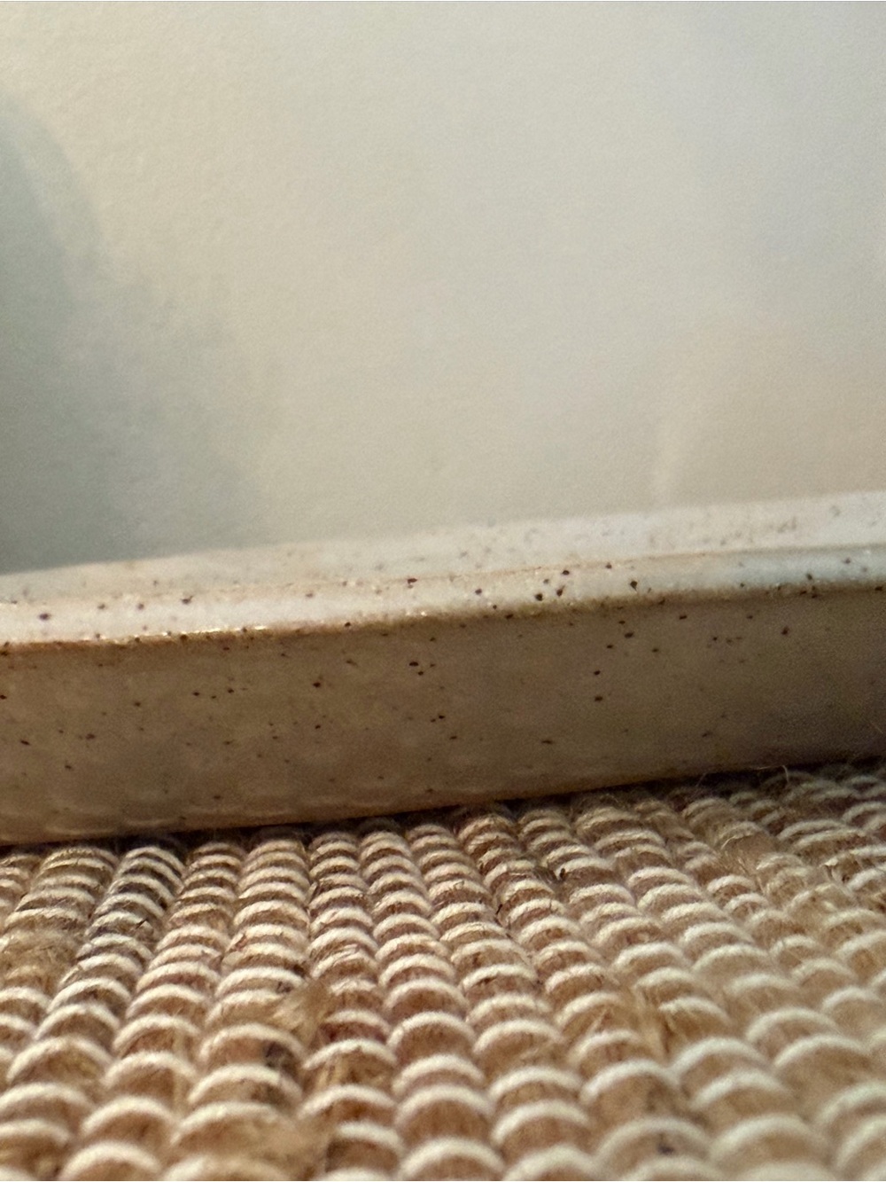 Vintage 90’s Studio Pottery Fern Platter - Picture 6 of 6